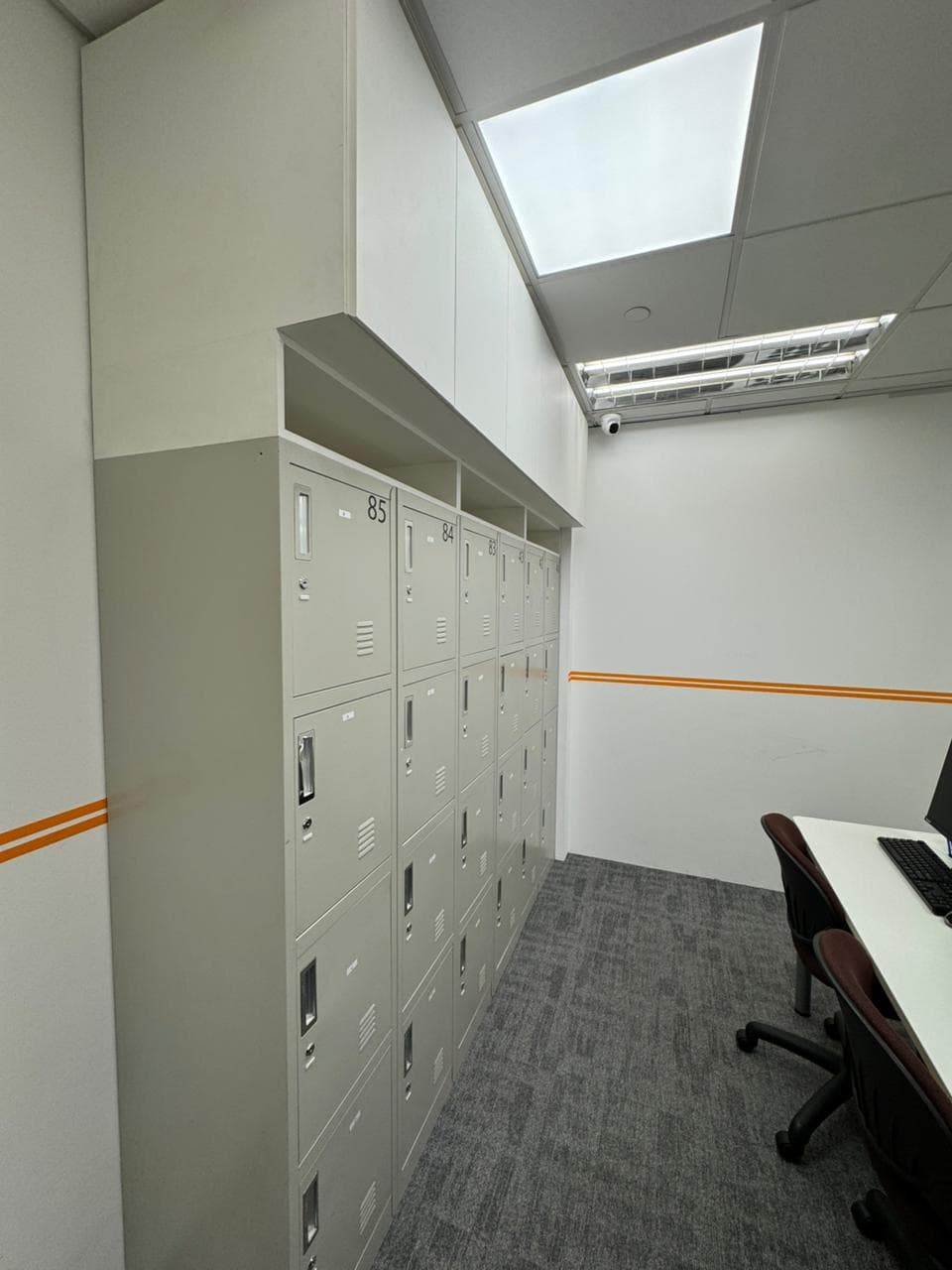 ITEL computer training room with rows of desktop workstations